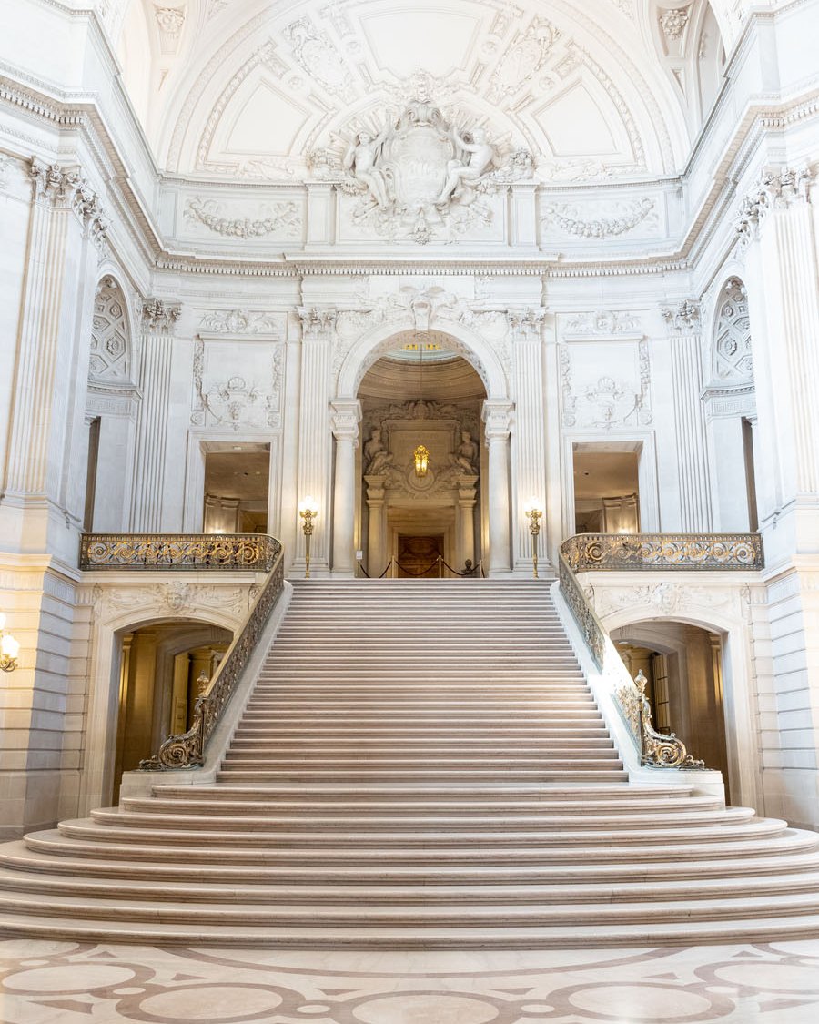 The Grand Staircase at San Francisco City Hall